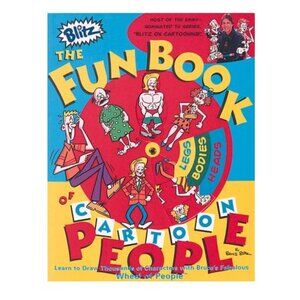 1999 Blitz The Fun Book Cartoon People Learn To Draw New